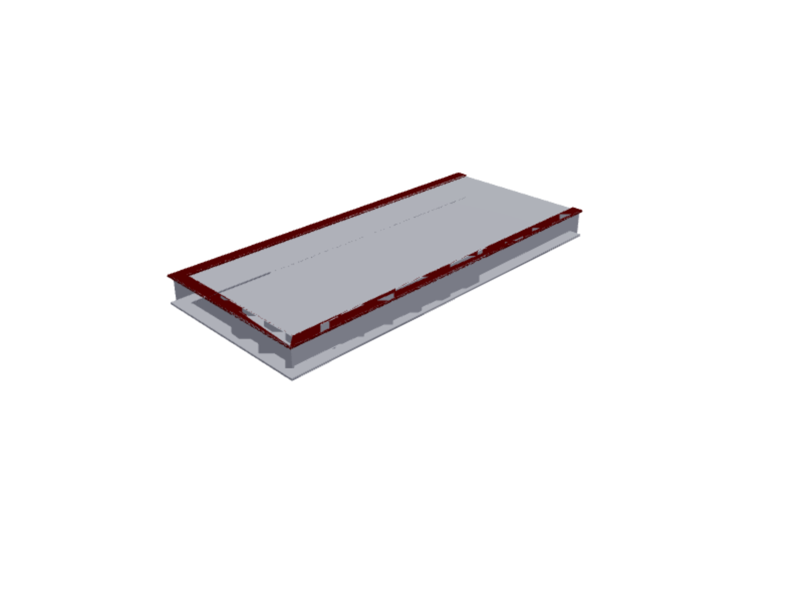 Single door with trims